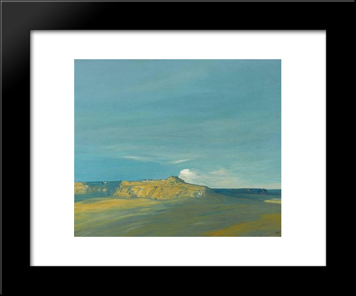 Oraibi, Hopi Village, Arizona 20x24 Black Modern Wood Framed Art Print Poster by Martinez, Xavier
