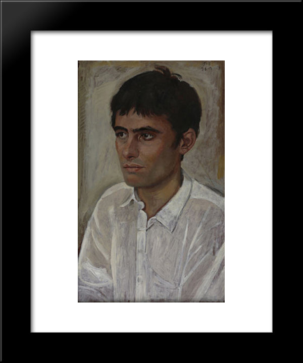 Schizophrenic 20x24 Black Modern Wood Framed Art Print Poster by Tsaroychis, Yiannis