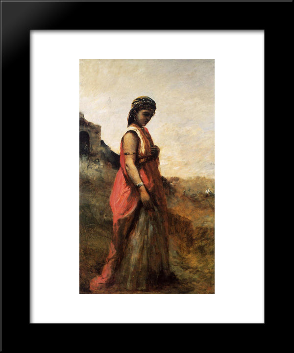 Judith 20x24 Black Modern Wood Framed Art Print Poster by Corot, Jean Baptiste Camille