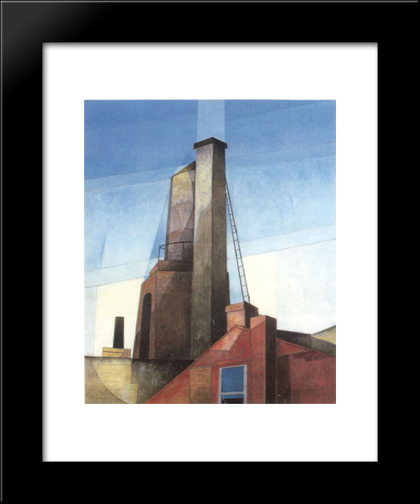 Aucassin And Nicolette 20x24 Black Modern Wood Framed Art Print Poster by Demuth, Charles