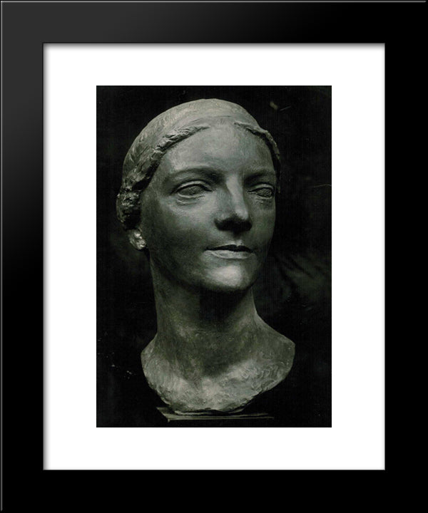Agnes Meyer 20x24 Black Modern Wood Framed Art Print Poster by Despiau, Charles