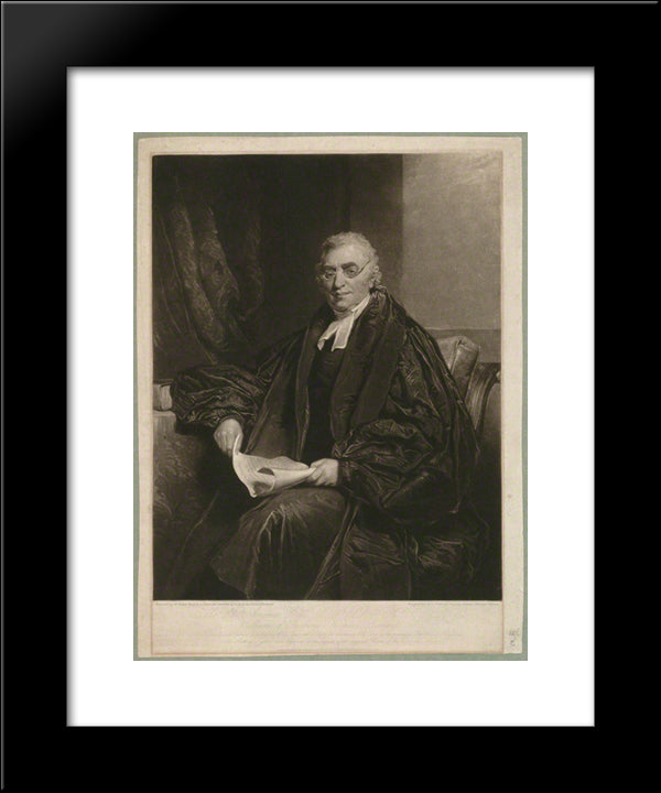 Andrew Bell 20x24 Black Modern Wood Framed Art Print Poster by Turner, Charles