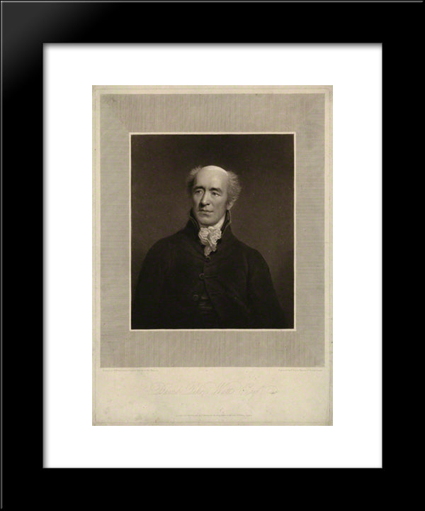 David Pike Watts 20x24 Black Modern Wood Framed Art Print Poster by Turner, Charles