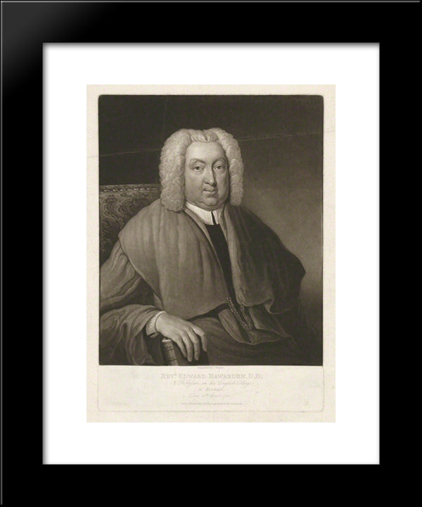 Edward Hawarden 20x24 Black Modern Wood Framed Art Print Poster by Turner, Charles