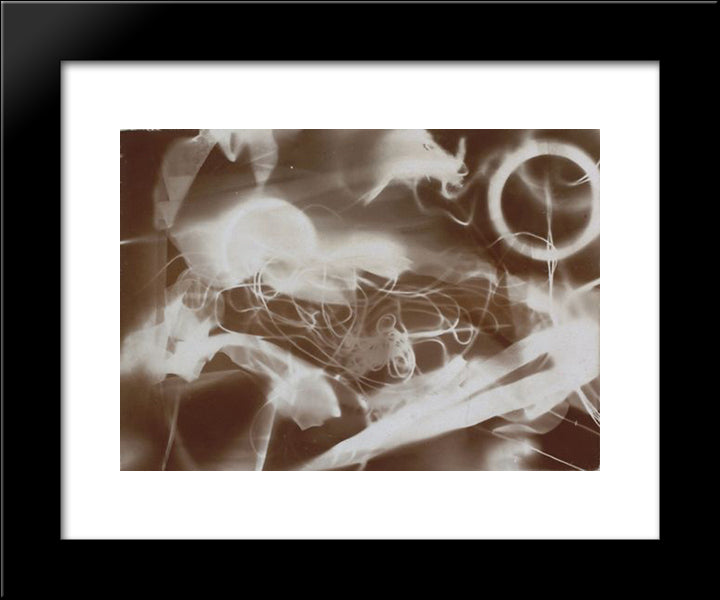 Amourette (Schadography) 20x24 Black Modern Wood Framed Art Print Poster by Schad, Christian