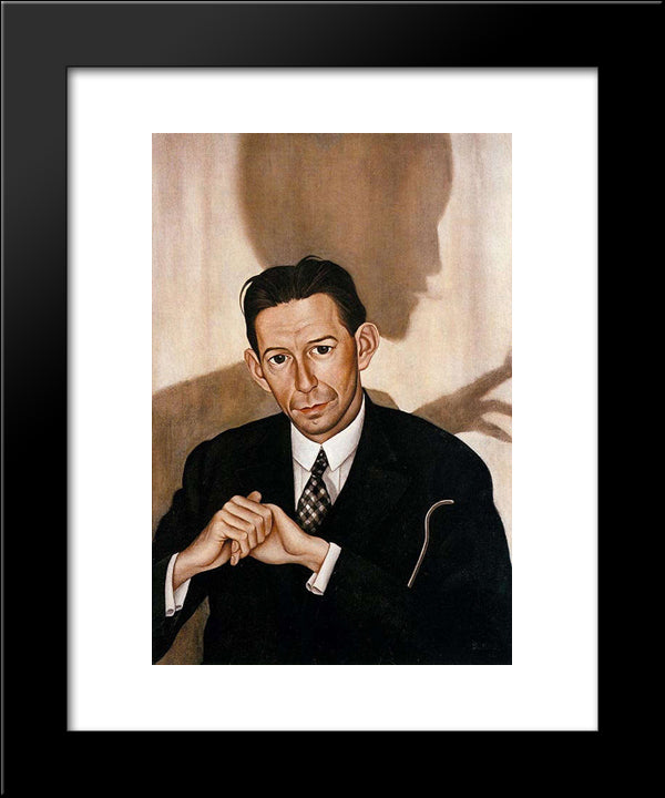 Dr. Haustein 20x24 Black Modern Wood Framed Art Print Poster by Schad, Christian