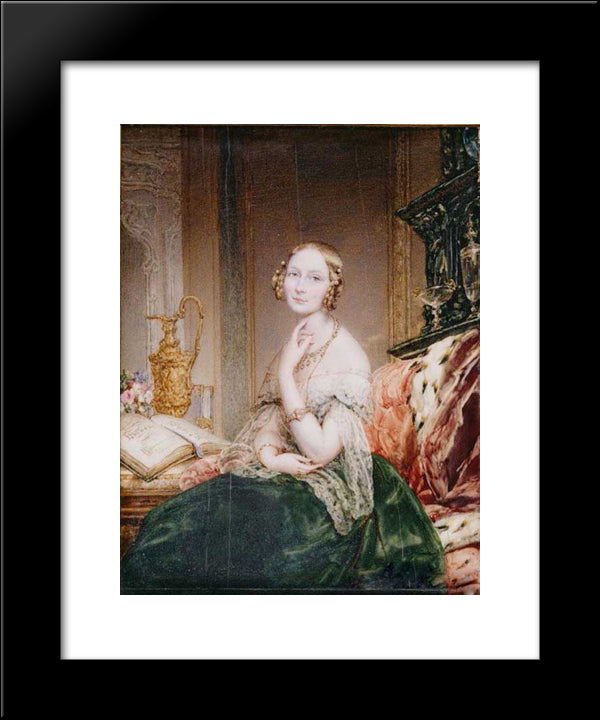 Great Duchess Elena Pavlovna 20x24 Black Modern Wood Framed Art Print Poster by Robertson, Christina