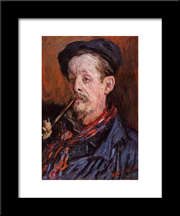 Leon Peltier 20x24 Black Modern Wood Framed Art Print Poster by Monet, Claude