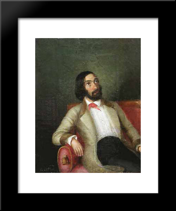 C. A. Rosetti 20x24 Black Modern Wood Framed Art Print Poster by Rosenthal, Constantin Daniel
