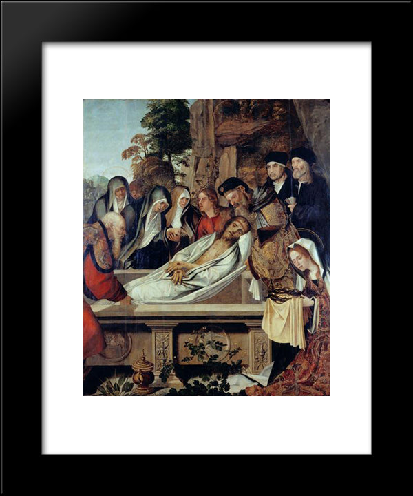 Deposico No Tomulo 20x24 Black Modern Wood Framed Art Print Poster by Figueiredo, Cristovao de