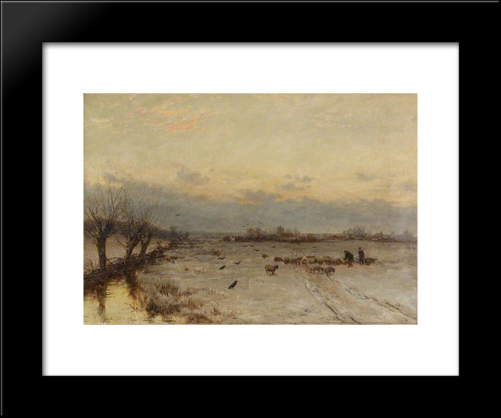 Souvenir Of March 20x24 Black Modern Wood Framed Art Print Poster by Bates, David