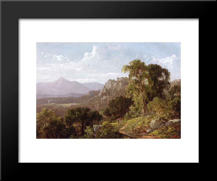 In The White Mountains 20x24 Black Modern Wood Framed Art Print Poster by Johnson, David