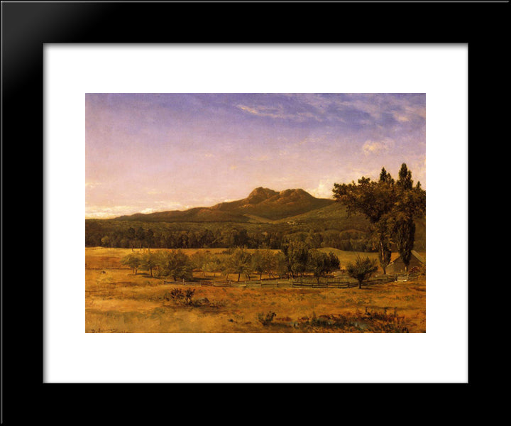 Mount Chocorua, New Hampshire 20x24 Black Modern Wood Framed Art Print Poster by Johnson, David