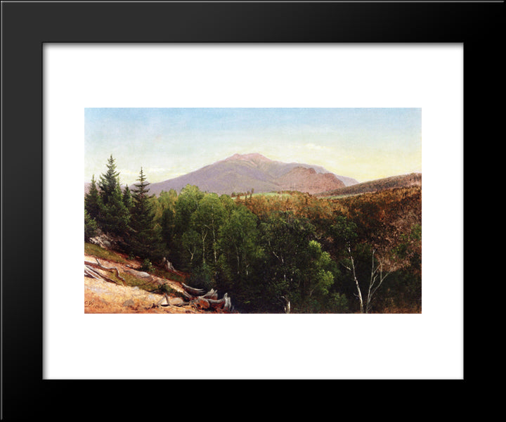 Mount Lafayette, New Hampshire 20x24 Black Modern Wood Framed Art Print Poster by Johnson, David