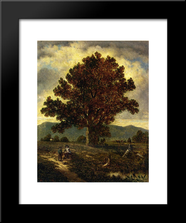 The Pathway Home 20x24 Black Modern Wood Framed Art Print Poster by Johnson, David