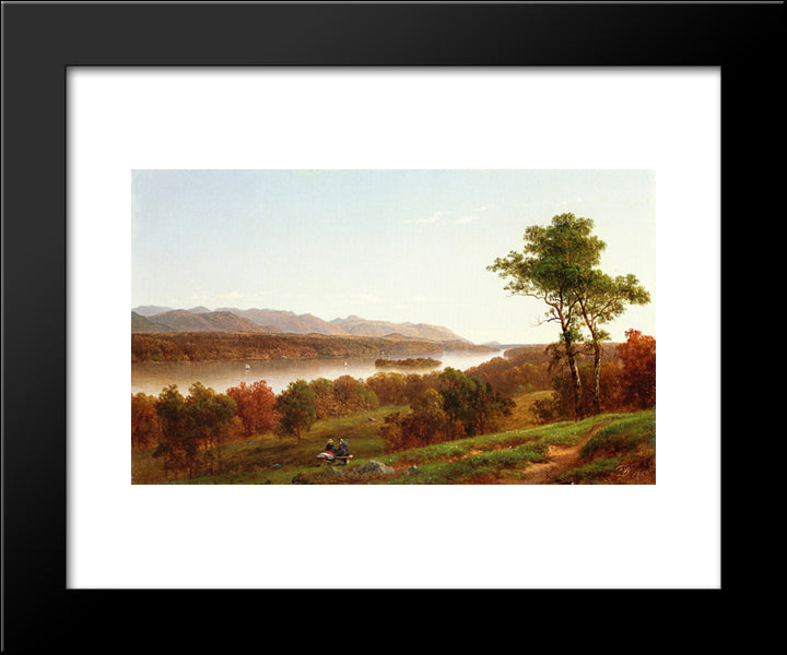 View From Hyde Park 20x24 Black Modern Wood Framed Art Print Poster by Johnson, David