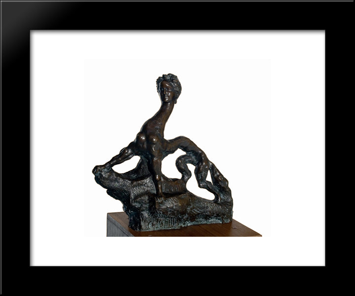 Chimera 20x24 Black Modern Wood Framed Art Print Poster by Paciurea, Dimitrie