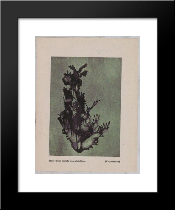 Trace Of A Non - Periodical Comet (Vaporization) 20x24 Black Modern Wood Framed Art Print Poster by Trost, Dolfi
