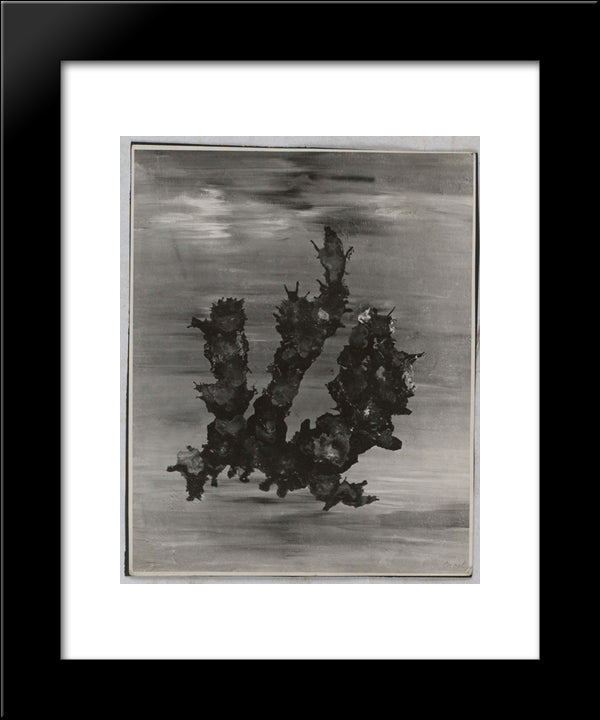 Untitled Vaporization 20x24 Black Modern Wood Framed Art Print Poster by Trost, Dolfi