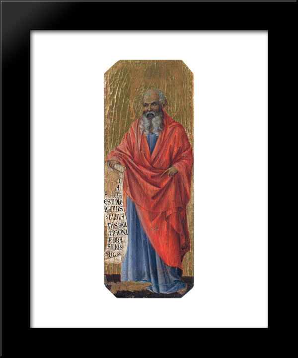 Prophets. Jeremiah 20x24 Black Modern Wood Framed Art Print Poster by Duccio