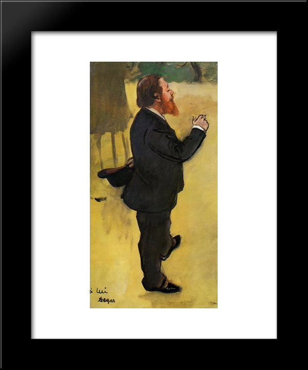 Carlo Pellegrini 20x24 Black Modern Wood Framed Art Print Poster by Degas, Edgar