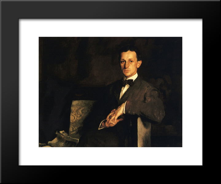 Dr. Harvey Cushing 20x24 Black Modern Wood Framed Art Print Poster by Tarbell, Edmund Charles