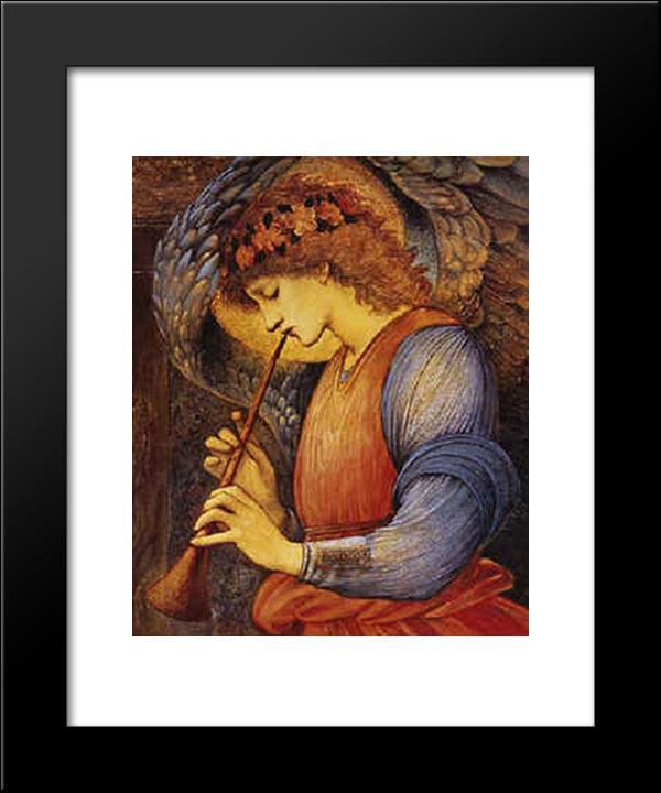 An Angel 20x24 Black Modern Wood Framed Art Print Poster by Burne Jones, Edward