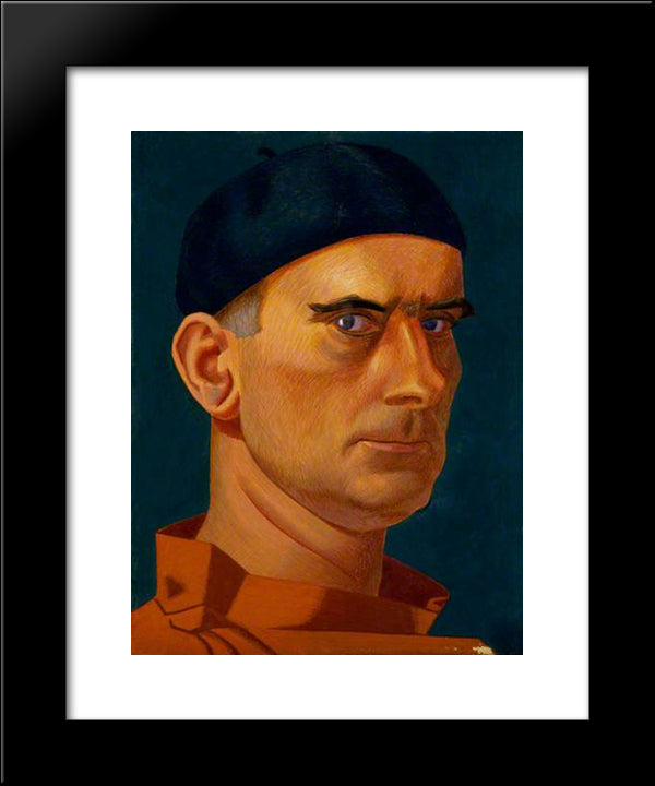 Edward Alexander Wadsworth 20x24 Black Modern Wood Framed Art Print Poster by Wadsworth, Edward