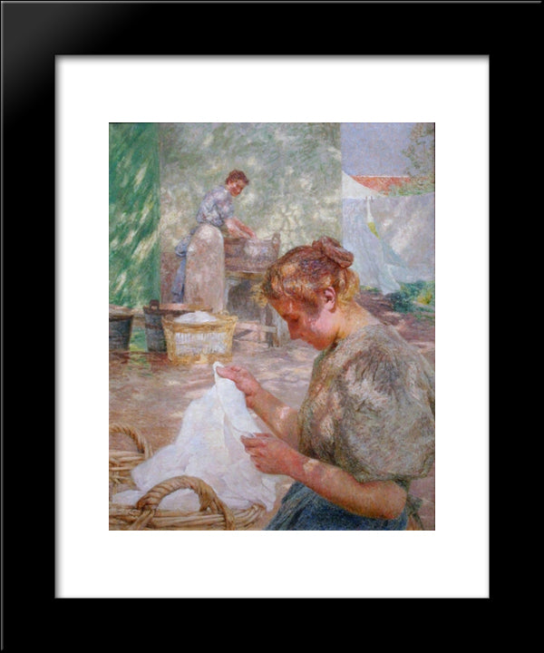 Sunny Day 20x24 Black Modern Wood Framed Art Print Poster by Claus, Emile