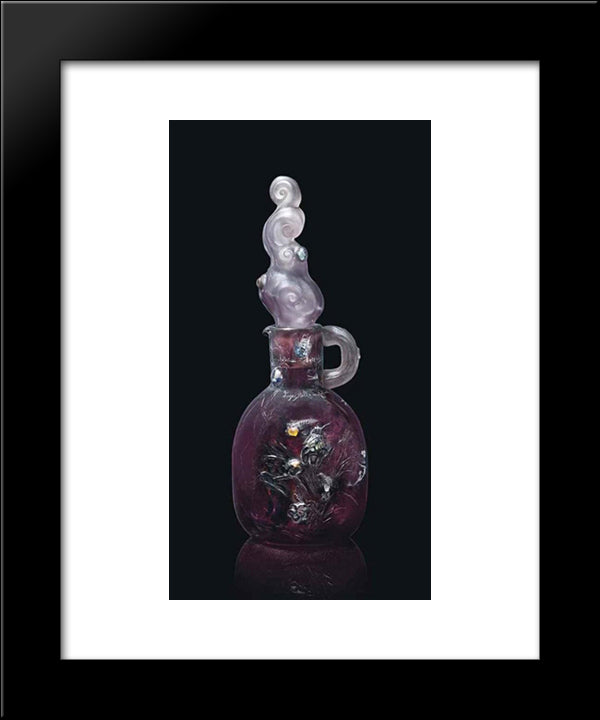 Fireflies 20x24 Black Modern Wood Framed Art Print Poster by Galle, Emile