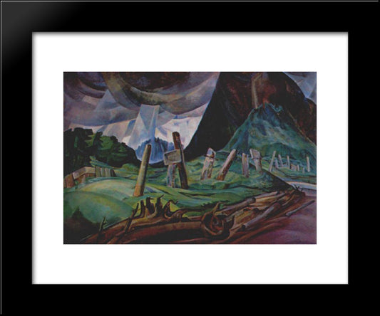 Vanquished 20x24 Black Modern Wood Framed Art Print Poster by Carr, Emily