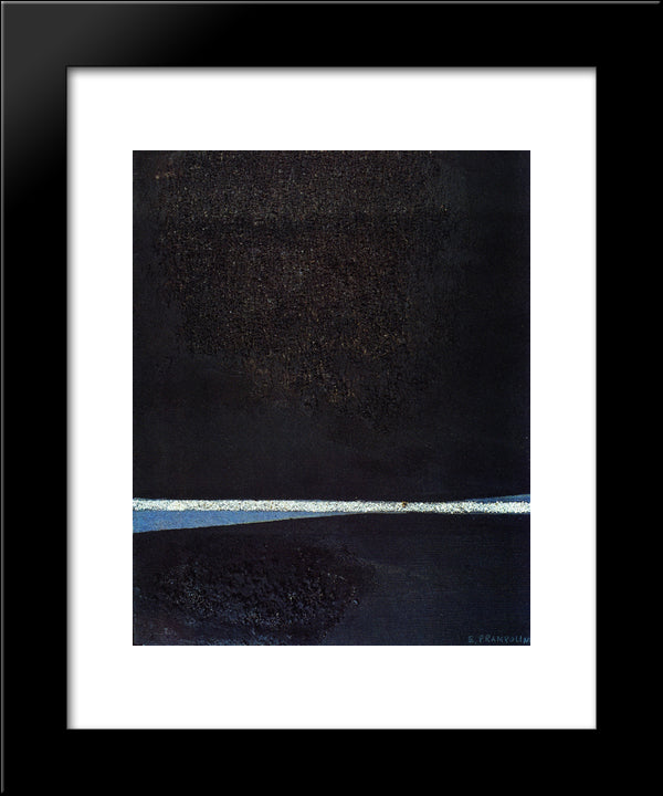 Astrazione Plastica X 20x24 Black Modern Wood Framed Art Print Poster by Prampolini, Enrico