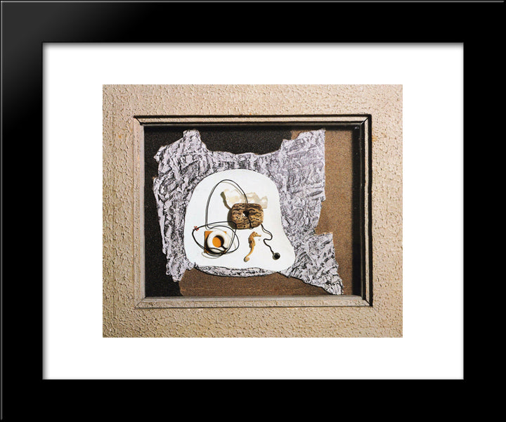 Stato D'Animo Plastico Marino 20x24 Black Modern Wood Framed Art Print Poster by Prampolini, Enrico