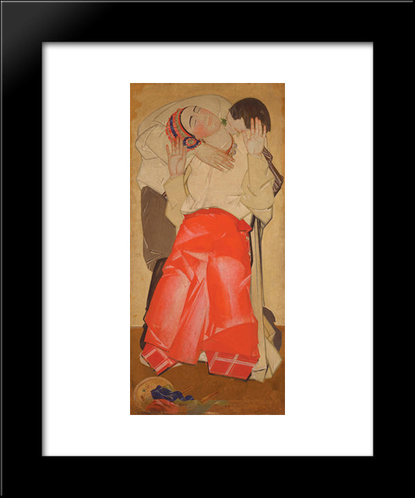 Life (Triptych) - Love 20x24 Black Modern Wood Framed Art Print Poster by Krychevsky, Fedir