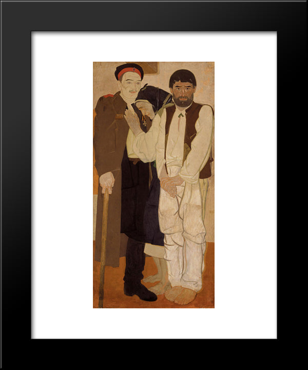 Life (Triptych) - Returning 20x24 Black Modern Wood Framed Art Print Poster by Krychevsky, Fedir