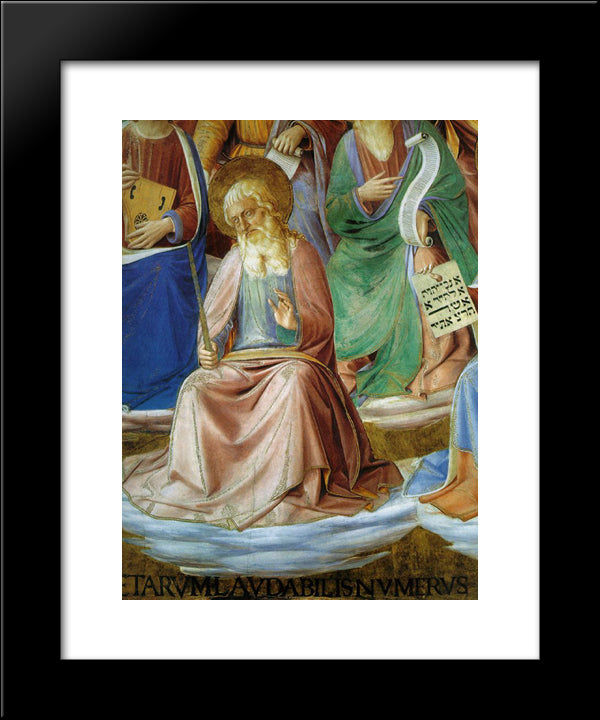 Prophets (Detail) 20x24 Black Modern Wood Framed Art Print Poster by Angelico, Fra