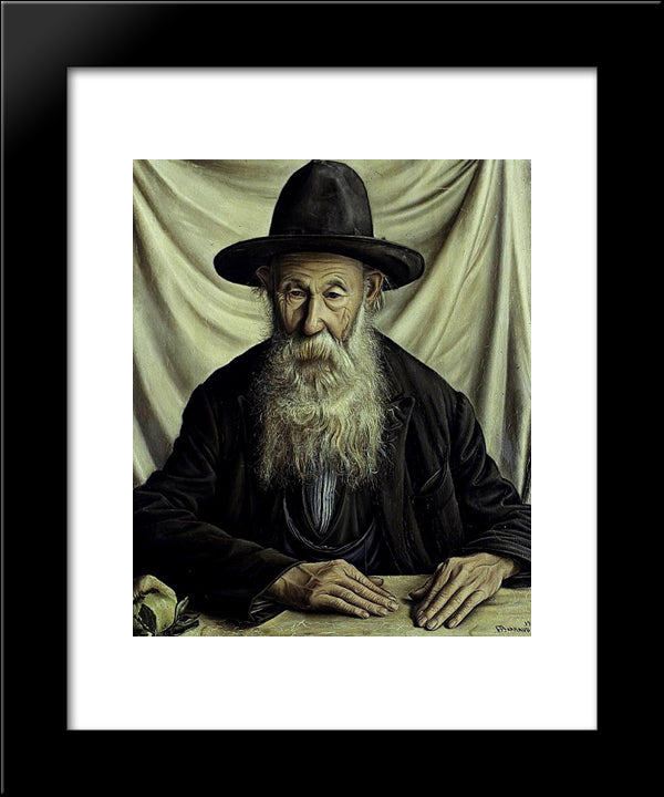 Le Maurauder 20x24 Black Modern Wood Framed Art Print Poster by Barraud, Francois