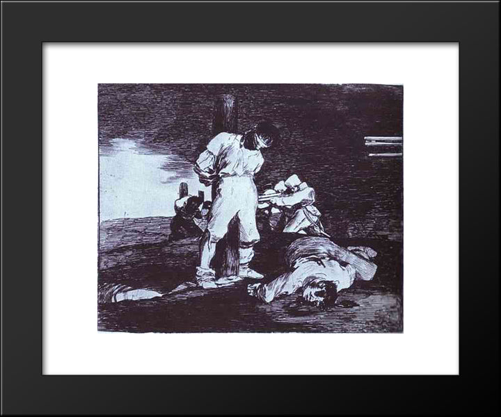 And It Cannot Be Changed 20x24 Black Modern Wood Framed Art Print Poster by Goya, Francisco