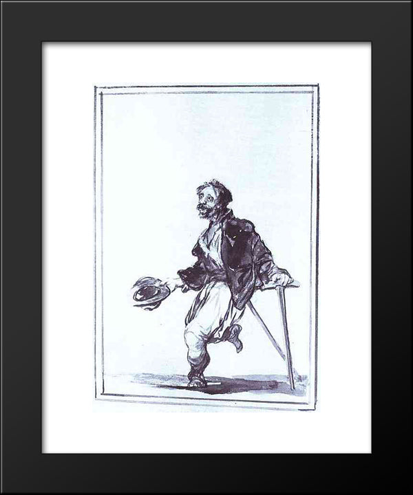 Consequences Of War 20x24 Black Modern Wood Framed Art Print Poster by Goya, Francisco