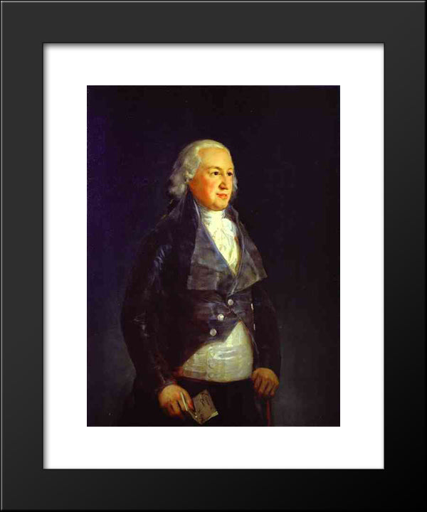 Don Pedro, Duke Of Osuna 20x24 Black Modern Wood Framed Art Print Poster by Goya, Francisco