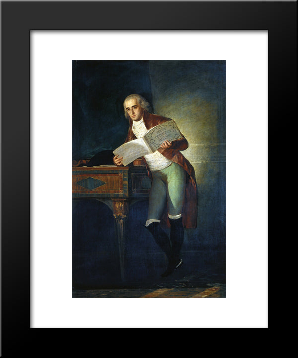 Duke Of Alba 20x24 Black Modern Wood Framed Art Print Poster by Goya, Francisco