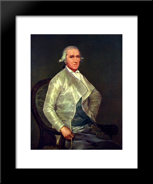 Francisco Bayeu 20x24 Black Modern Wood Framed Art Print Poster by Goya, Francisco