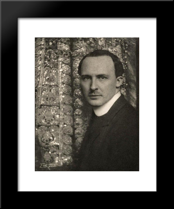 Willi Geiger 20x24 Black Modern Wood Framed Art Print Poster by Eugene, Frank