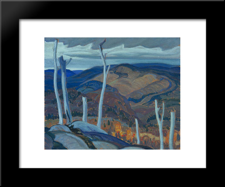 A Grey Day 20x24 Black Modern Wood Framed Art Print Poster by Carmichael, Franklin