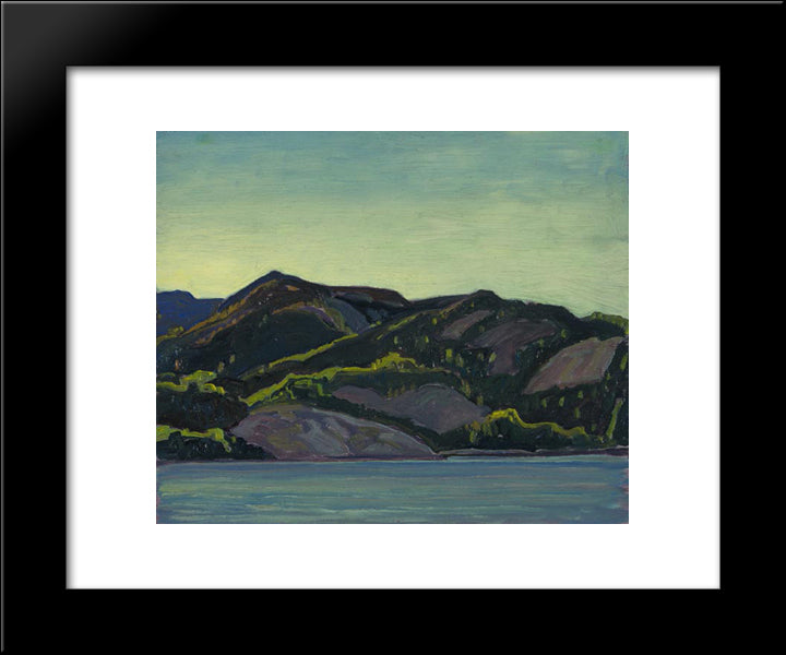 La Cloche 20x24 Black Modern Wood Framed Art Print Poster by Carmichael, Franklin