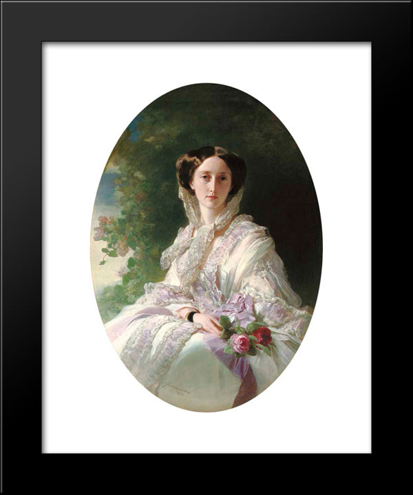 Grand Duchess Olga 20x24 Black Modern Wood Framed Art Print Poster by Winterhalter, Franz Xaver