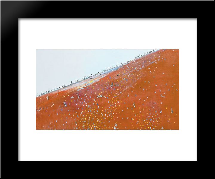 Iron Ore Landscape 20x24 Black Modern Wood Framed Art Print Poster by Williams, Fred