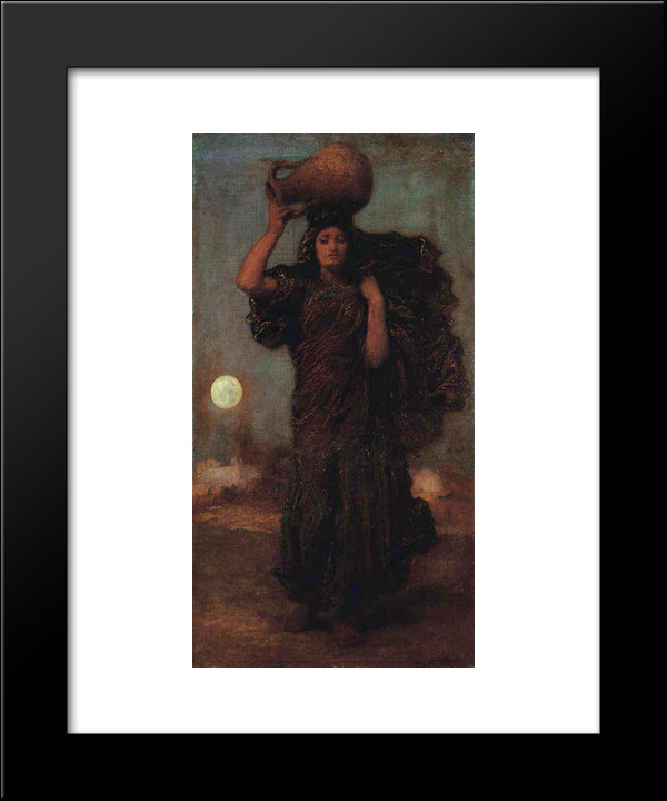 A Nile Woman 20x24 Black Modern Wood Framed Art Print Poster by Leighton, Frederic