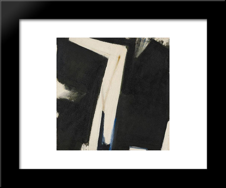 Aux Murs 20x24 Black Modern Wood Framed Art Print Poster by Thursz, Frederic Matys