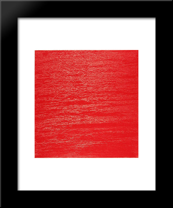 Vermillion Diary No. 4 20x24 Black Modern Wood Framed Art Print Poster by Thursz, Frederic Matys